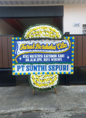 Papan Bunga Duka di Ketelan